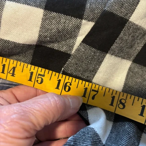 MABLE Monochrome BLACK AND WHITE Plaid Dress MIDI dress - Picture 9 of 10